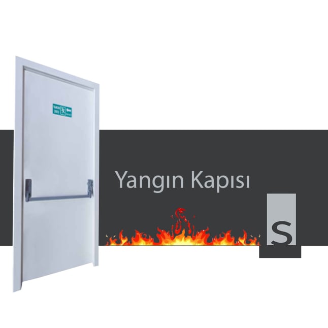 Sanel Sertifikalı Yangın Kapısı
